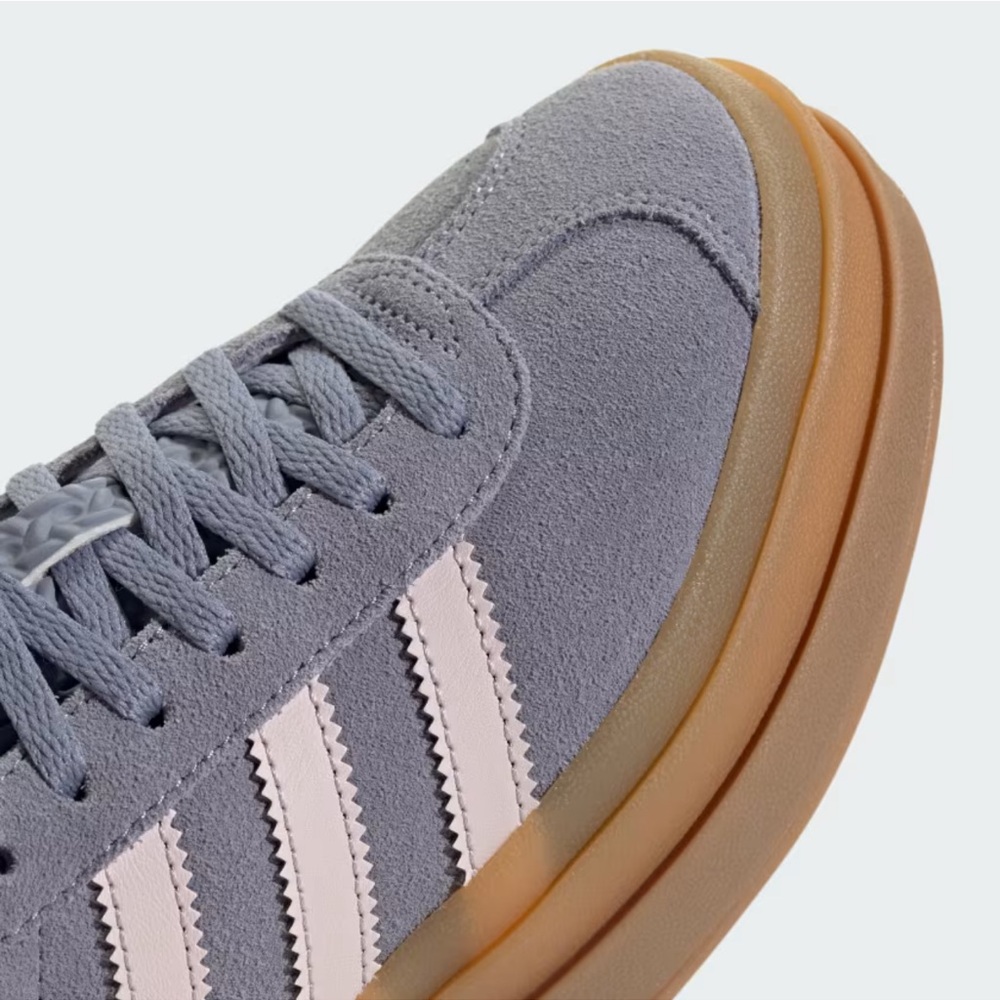 adidas Gazelle Bold J Silver Violet / Almost Pink / Gum - Picture 6 of 9